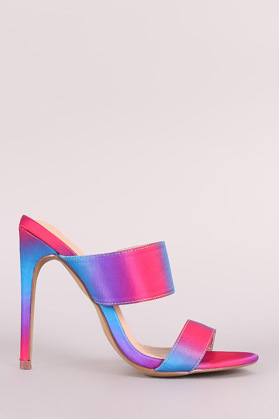 Liliana Double Band Stiletto Heeled Mules